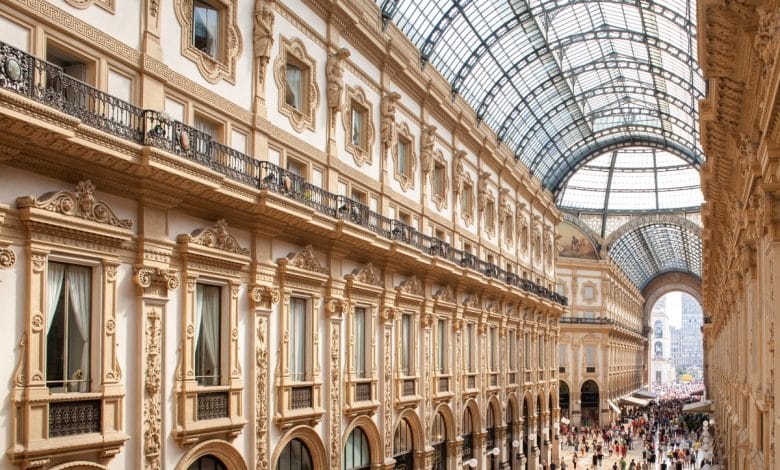 Galleria Vittorio Emanuele II, Milano, Italy outside the P…
