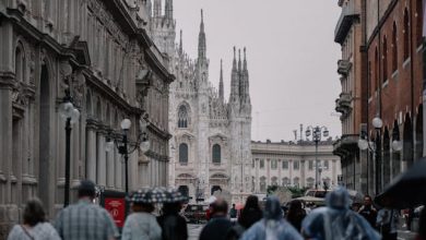 autunno mite e molto piovoso a Milano