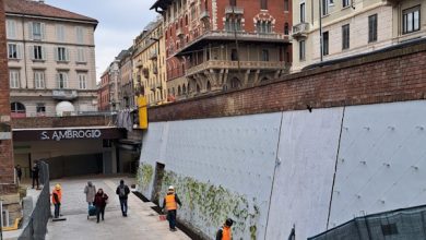 Lavori M4 degli Olivetani viale Papiniano