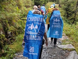 Carovana dei ghiacciai sul Ventina