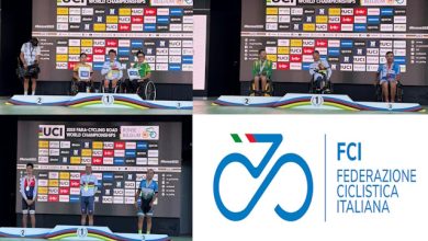 Mondiali paraciclismo su strada tre ori