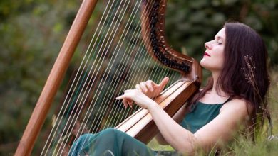 arpista Caterina Sangineto Milano la città che sale