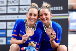 Mondiali pista Guazzini e Consonni bronzo