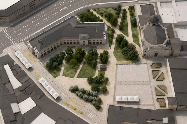 Rendering piazza Santo Stefano