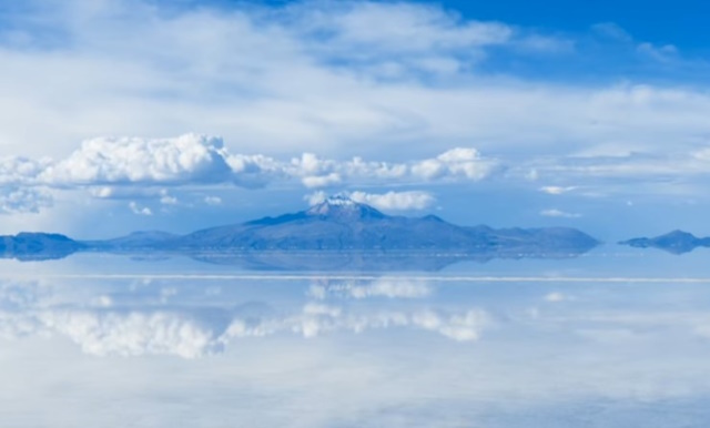 effetto specchio del Salar de Uyuni