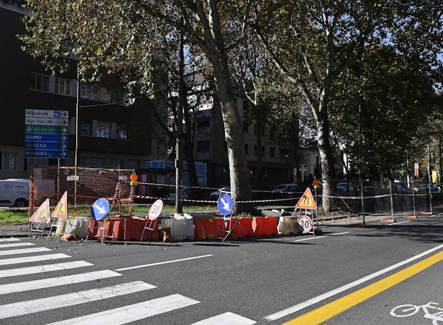 lavori in viale Lunigiana