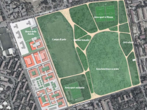 area di piazza d’Armi Baggio