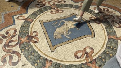 Galleria Vittorio Emanuele II Toro Ottagono restaurato