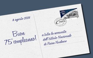 francobollo INFN
