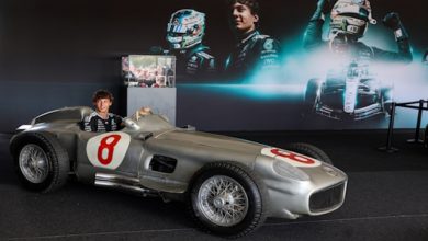 Kimi Antonelli su Mercedes-Benz W196 MAUTO